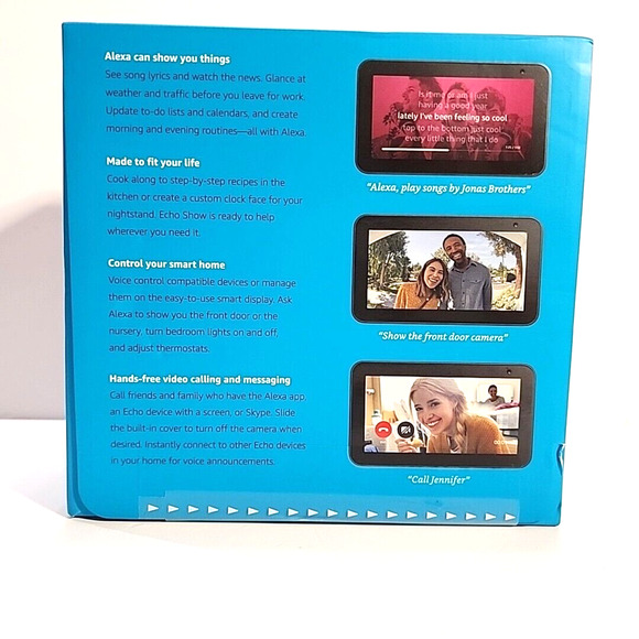 NEW Amazon Echo Show 5 Smart Home Display with Alexa - Charcoal | Voice Control - Picture 4 of 10